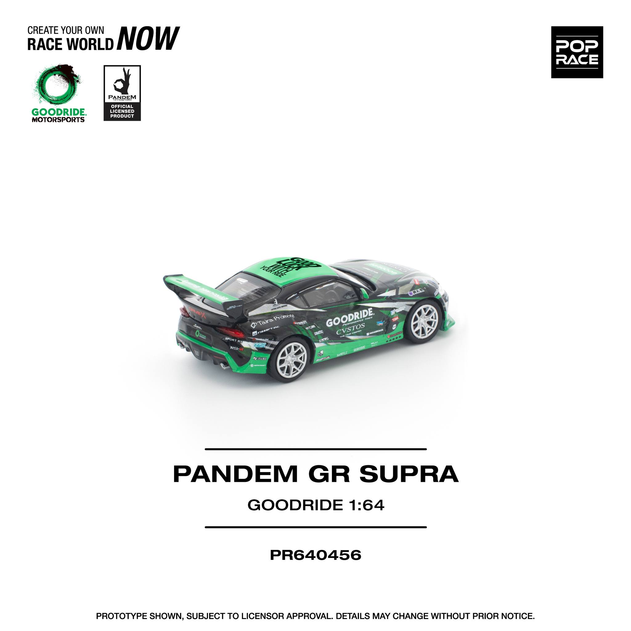 1:64 Pop Race Limited - Pandem GR Supra *Goodride*
