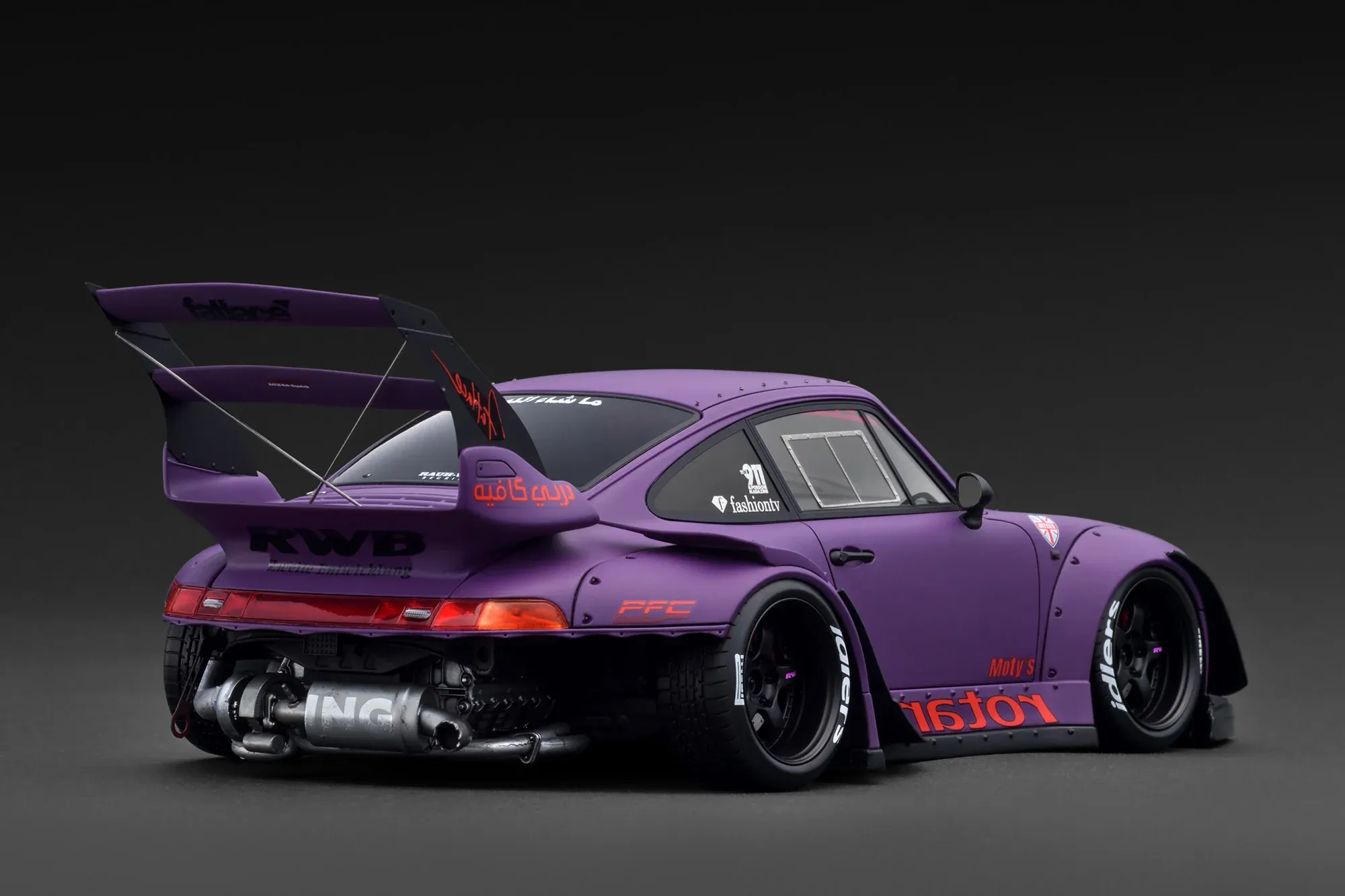 1:18 Ignition - RWB 993, matte purple