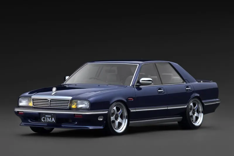 1:18 Ignition -  Nissan Gloria CIMA (Y31), dark blue