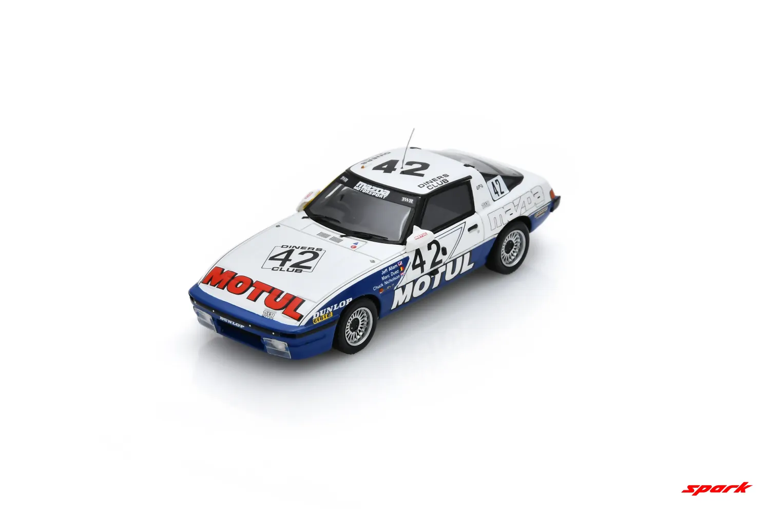 1:43 Spark - Mazda RX-7 TWR No.42 5th Spa 24H 1981 M. Duez - J. Allam - C. Nicholson