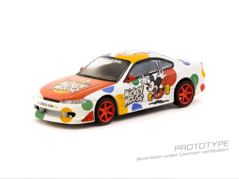 1:64 Tarmac - Nissan Vertex Silvia S15 *Mickey Mouse*