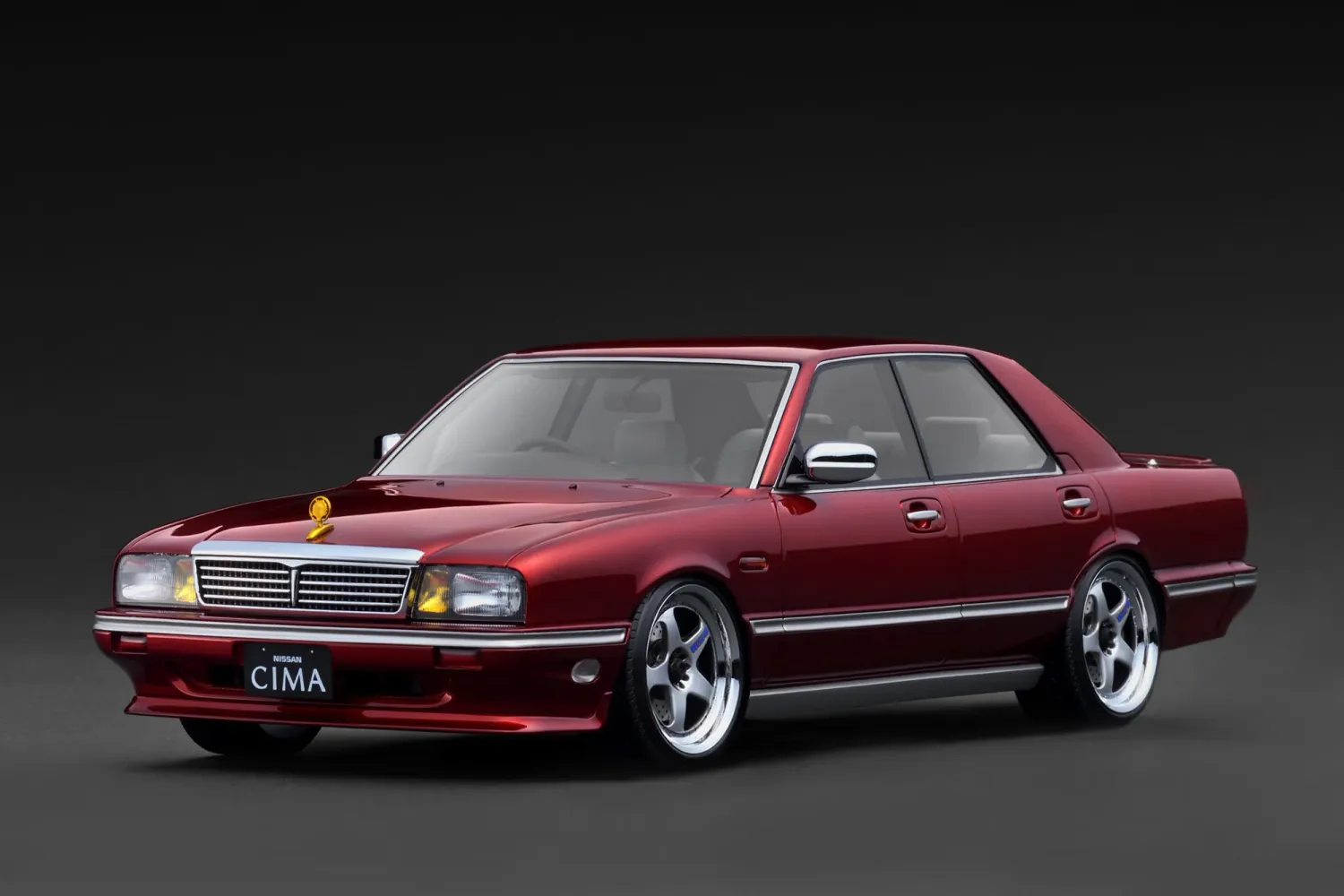 1:18 Ignition -  Nissan Cedric CIMA (Y31), wine red