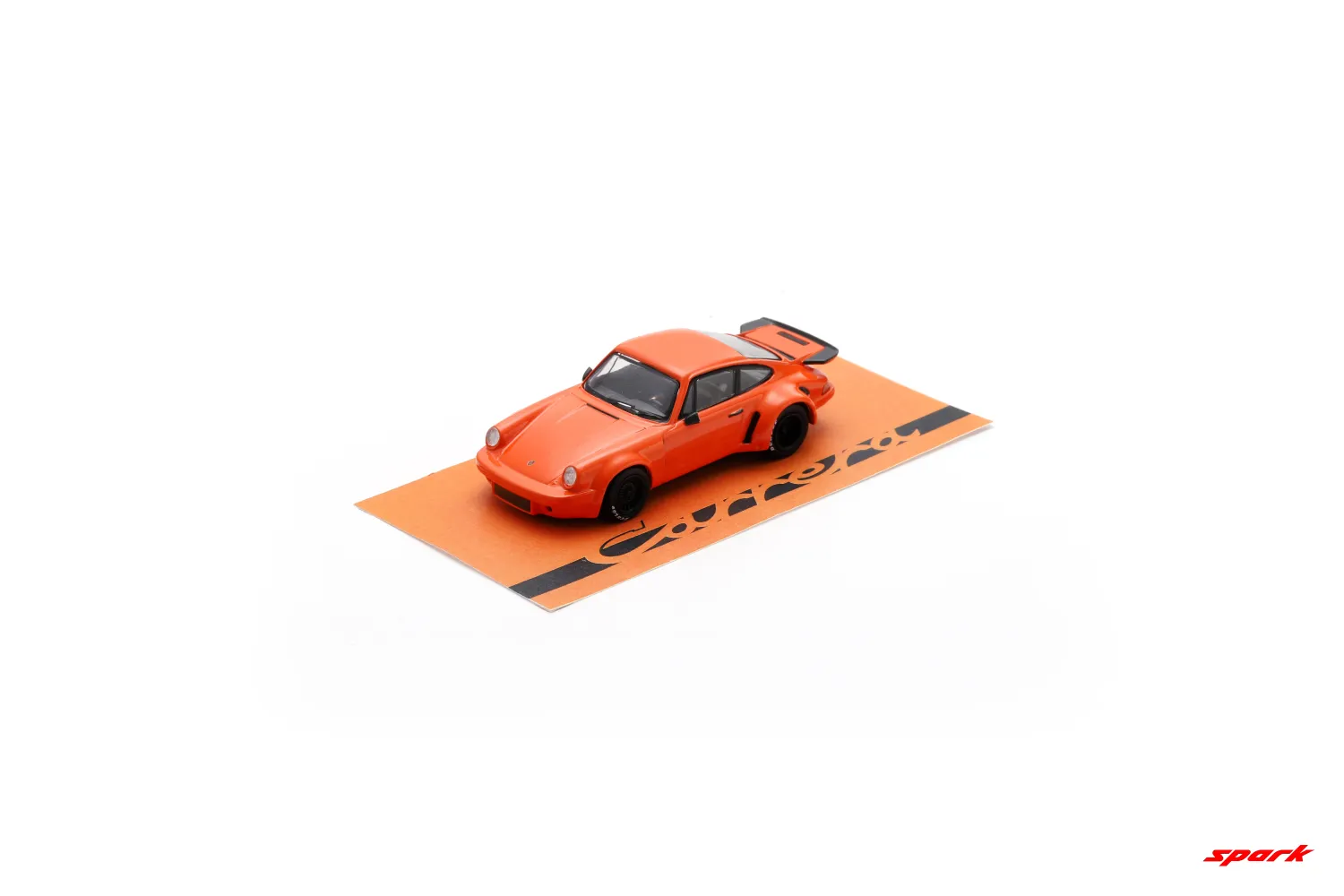 1:64 Spark - Porsche 911 3.0 RSR (Jagermeister orange with black wheels)