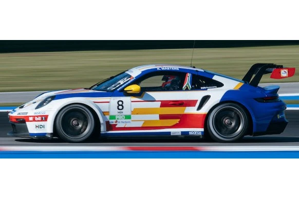 1:43 Spark - Porsche 911 GT3 Cup No.8 Porsche Carrera Cup Italia Champion 2025 Keagan Masters