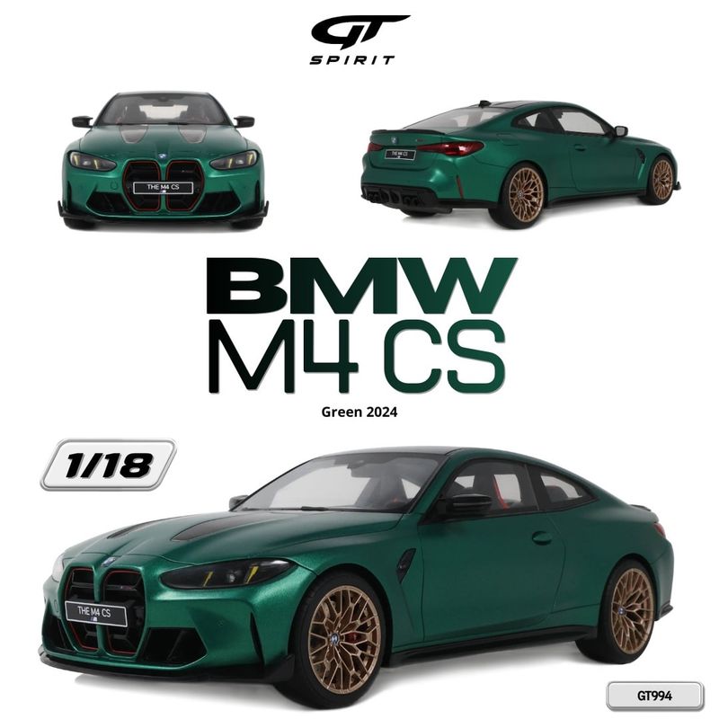 1:18 GT Spirit - 2024 BMW M4 CS Green
