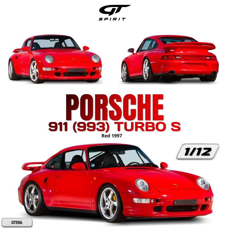 1:12 GT Spirit - 1997 Porsche 911 (993) Turbo S Red