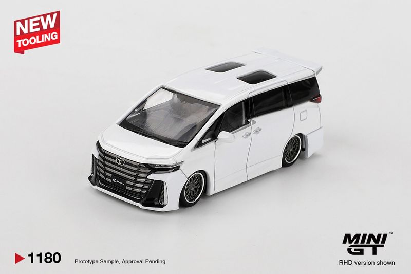 1:64 Mini GT - 2025 Toyota Vellfire White *Blister packaging*
