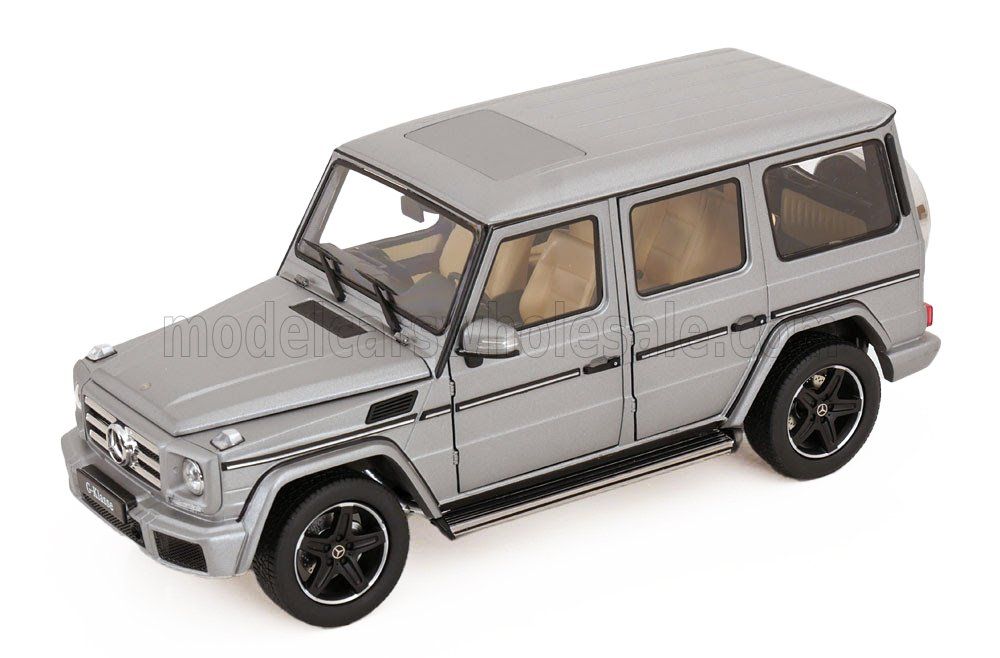 1:18 iScale - 2015 Mercedes G-Klasse (W463) Designo Flat Silver