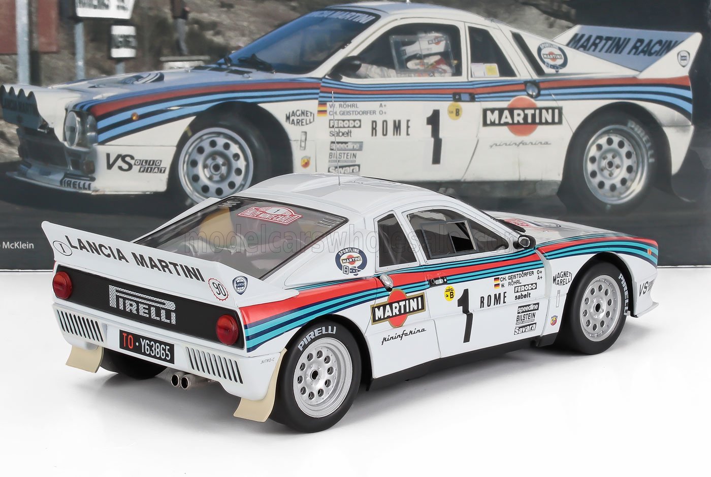 1:18 Werk83 - Lancia 037 Team Martini Racing #1 Winner Rally Monte Carolo 1983 W. Röhrl - C. Geistdorfer