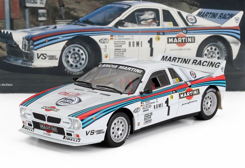 1:18 Werk83 - Lancia 037 Team Martini Racing #1 Winner Rally Monte Carolo 1983 W. Röhrl - C. Geistdorfer