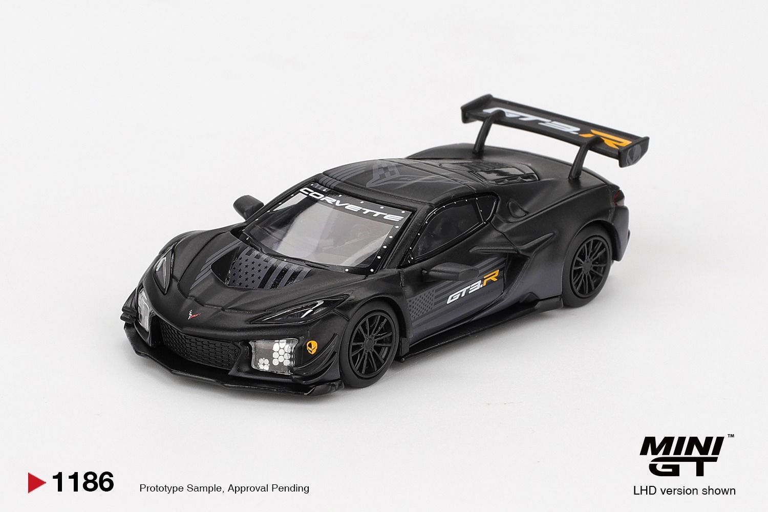 1:64 Mini GT - 2025 Chevrolet Corvette Z06 2025 Black *Blister packaging*