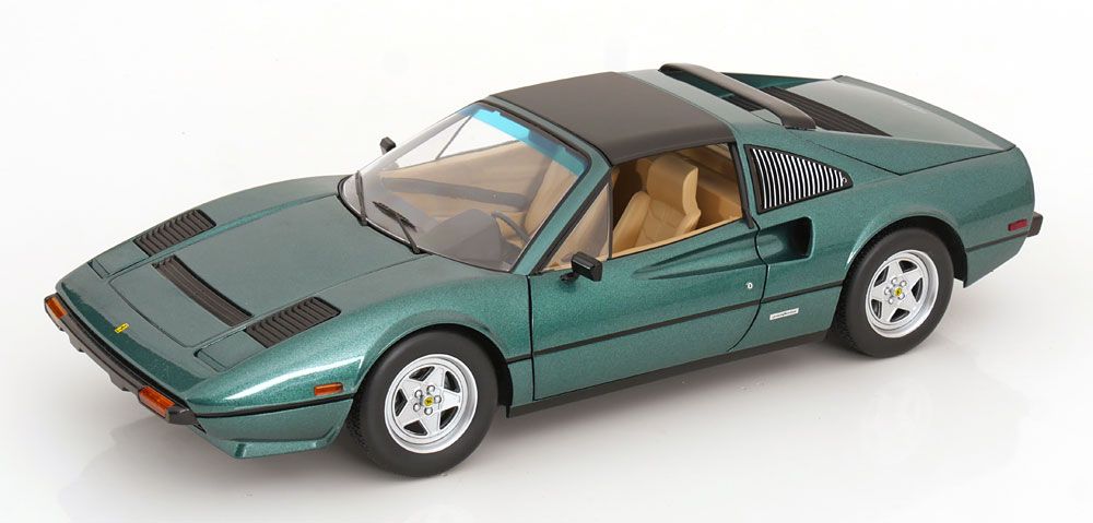 1:12 KK Scale - Ferrari 308 GTS QV US-Version aus der TV-Serie Magnum 1982 grünmetallic