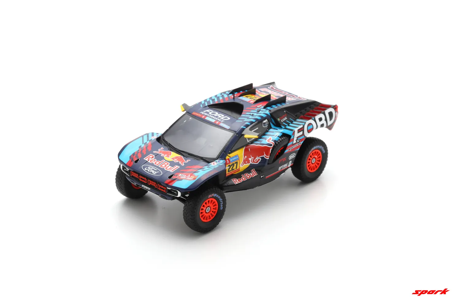 1:43 Spark - Ford Raptor T1+ No.227 Ford M-Sport Dakar Rally 2025 N. Roma – A. Haro
