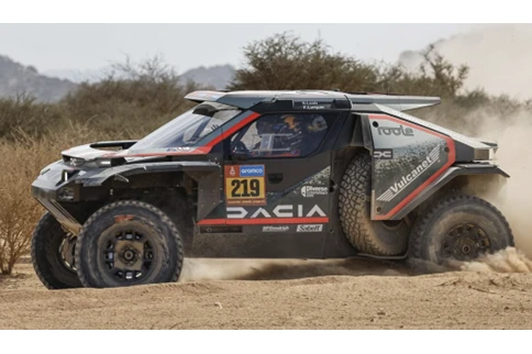 1:43 Spark - Dacia Sandrider No.219 The Dacia Sandriders Dakar Rally 2025 S. Loeb – F. Lurquin