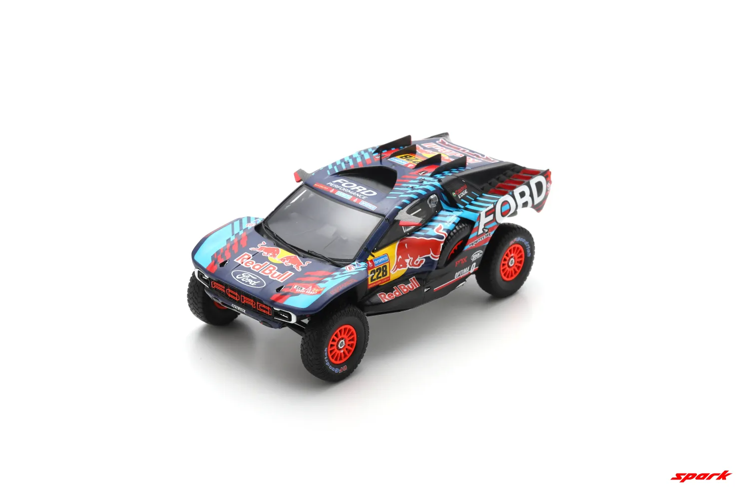 1:43 Spark - Ford Raptor T1+ No.228 Ford M-Sport 5th Dakar Rally 2025 M. Guthrie – K. Walch