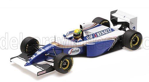 1:64 Minichamps - Williams F1 FW16 Team Rothmans Renault #2 Pole Position Pacific GP 1994 A. Senna