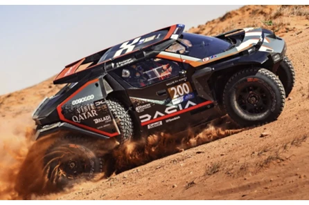1:43 Spark - Dacia Sandrider No.200 The Dacia Sandriders 4th Dakar Rally 2025 N. Al-Attiyah – E. Boulanger