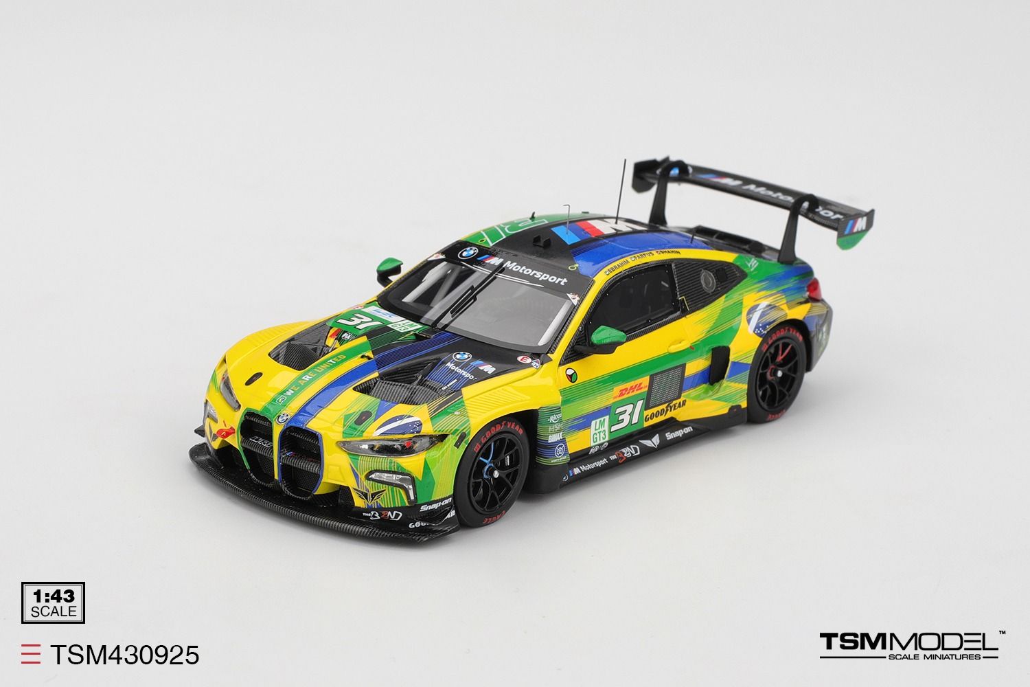 1:43 TSM - BMW M4 GT3 Evo 3.0L Turbo Team WRT #31 6th Sao Paulo 2025 P. Ebrahim - A. Farfus - Y. Shahin