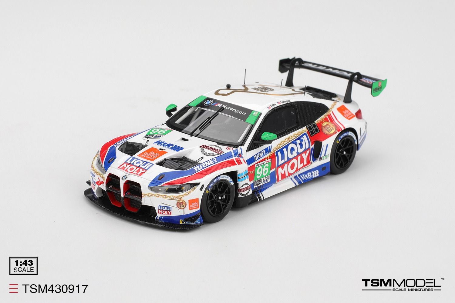 1:43 TSM - BMW M4 GT3 Evo Team Turner Motorsport #96 Imsa Long Beach GP 2025 R. Foley - P. Gallagher -