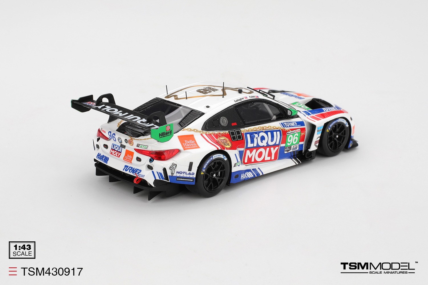 1:43 TSM - BMW M4 GT3 Evo Team Turner Motorsport #96 Imsa Long Beach GP 2025 R. Foley - P. Gallagher -