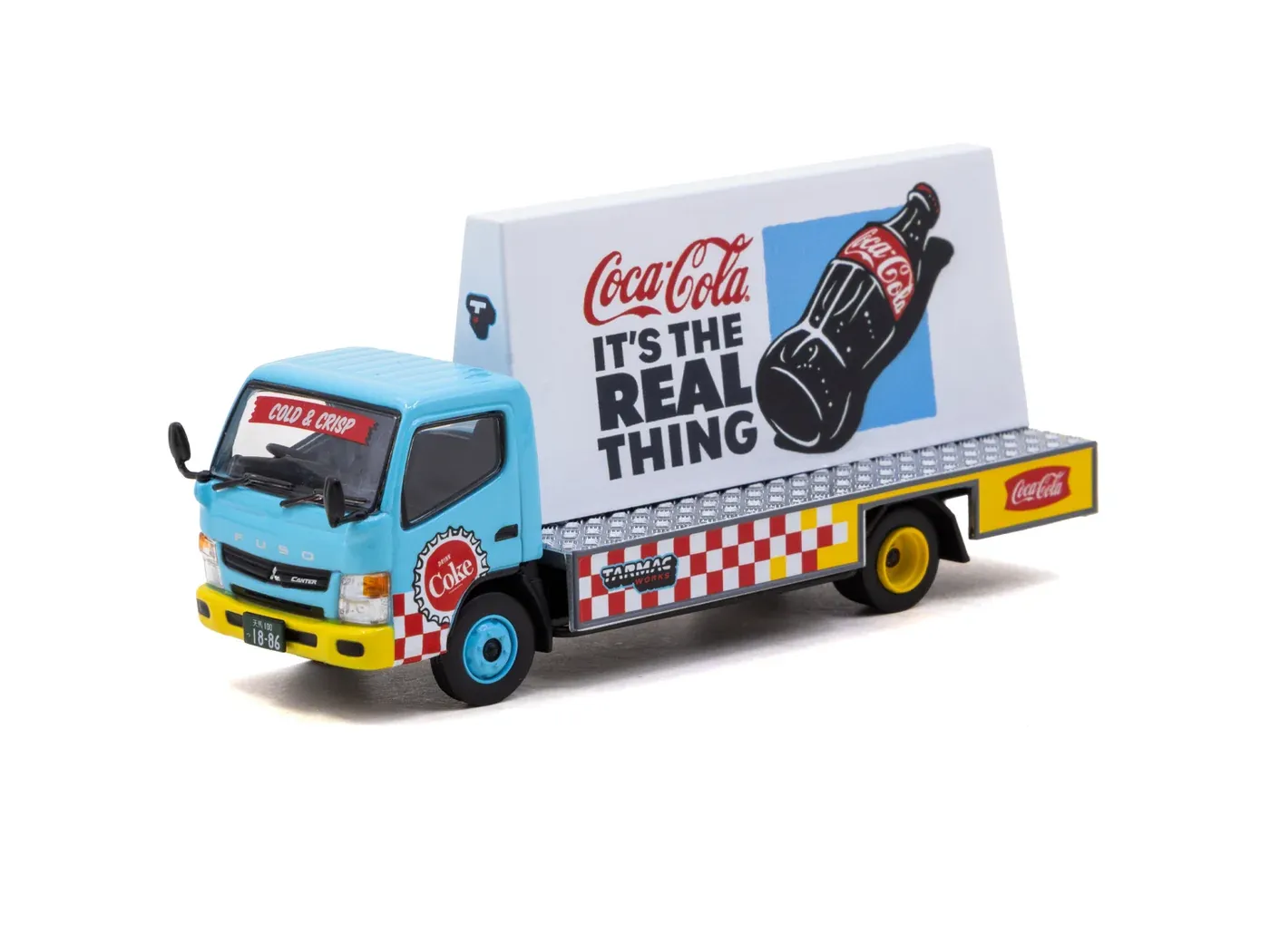 1:64 Tarmac - Mitsubishi Fuso Canter Advertisement Truck *Coca-Cola* 1:64 Tarmac - Mitsubishi Fuso Canter Advertisement Truck *Coca-Cola*