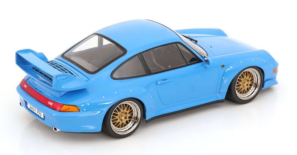 1:18 KK Scale - Porsche 911 (993) GT2 BBS Felgen 1996 hellblau
