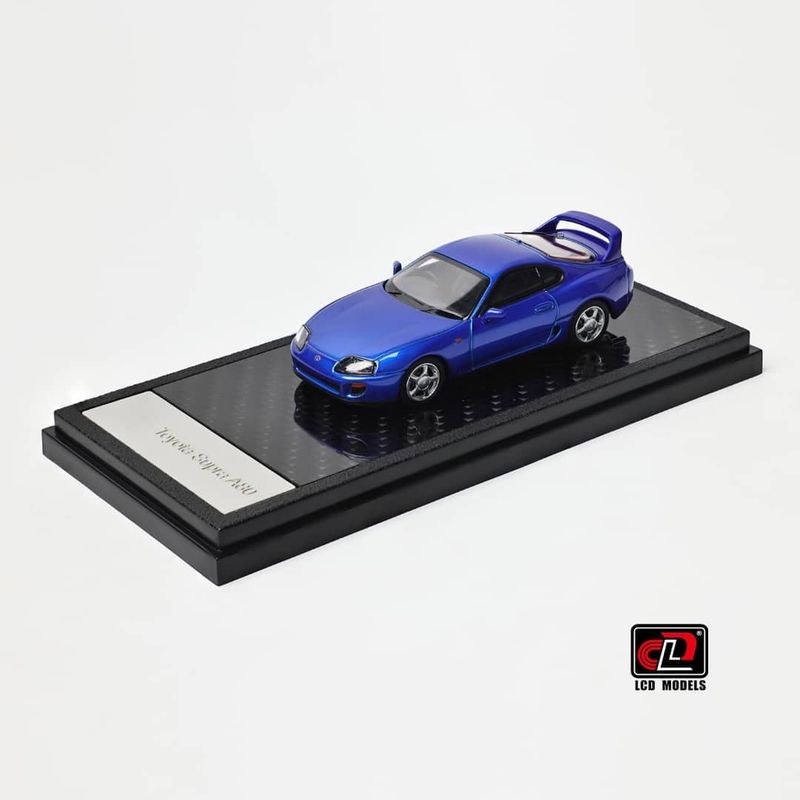 1:64 LCD Models - 1993 Toyota Supra (A80) Blue Metallic