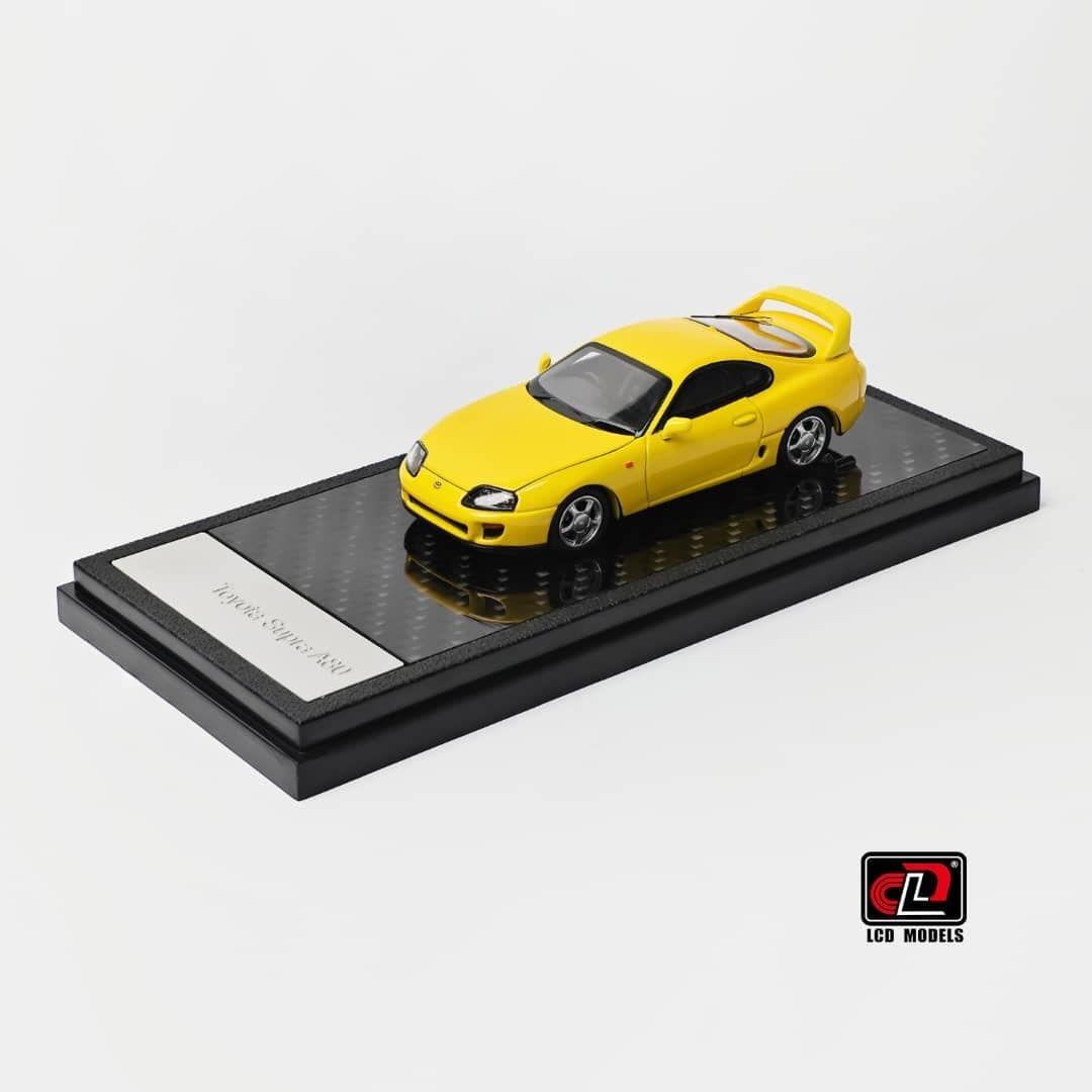 1:64 LCD Models - 1993 Toyota Supra (A80) Yellow