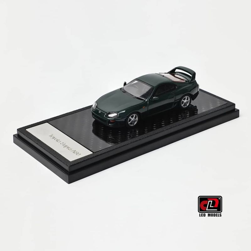 1:64 LCD Models - 1993 Toyota Supra (A80) Green