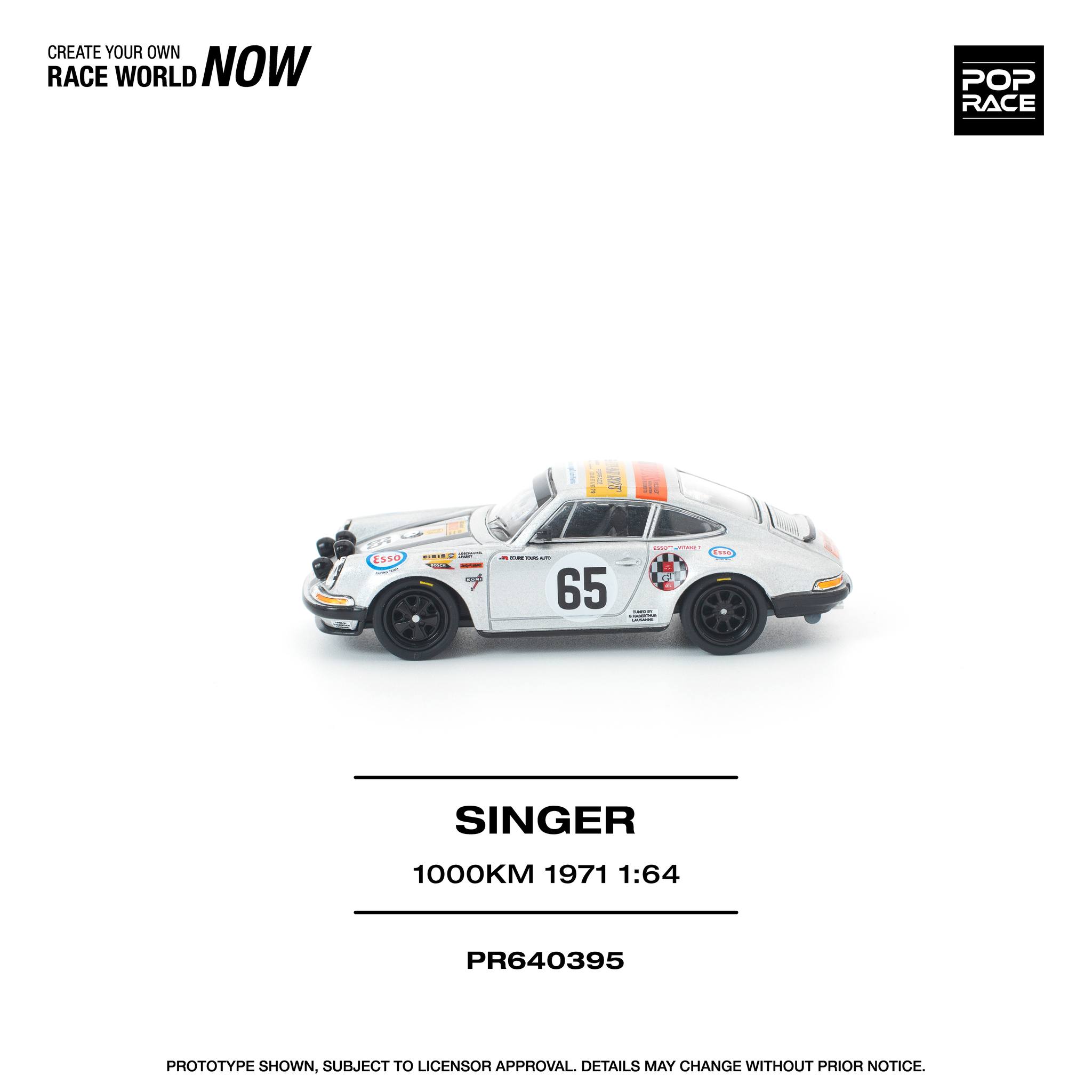 1:64 Pop Race Limited - Singer SPA 1000KM 1971 Multi color