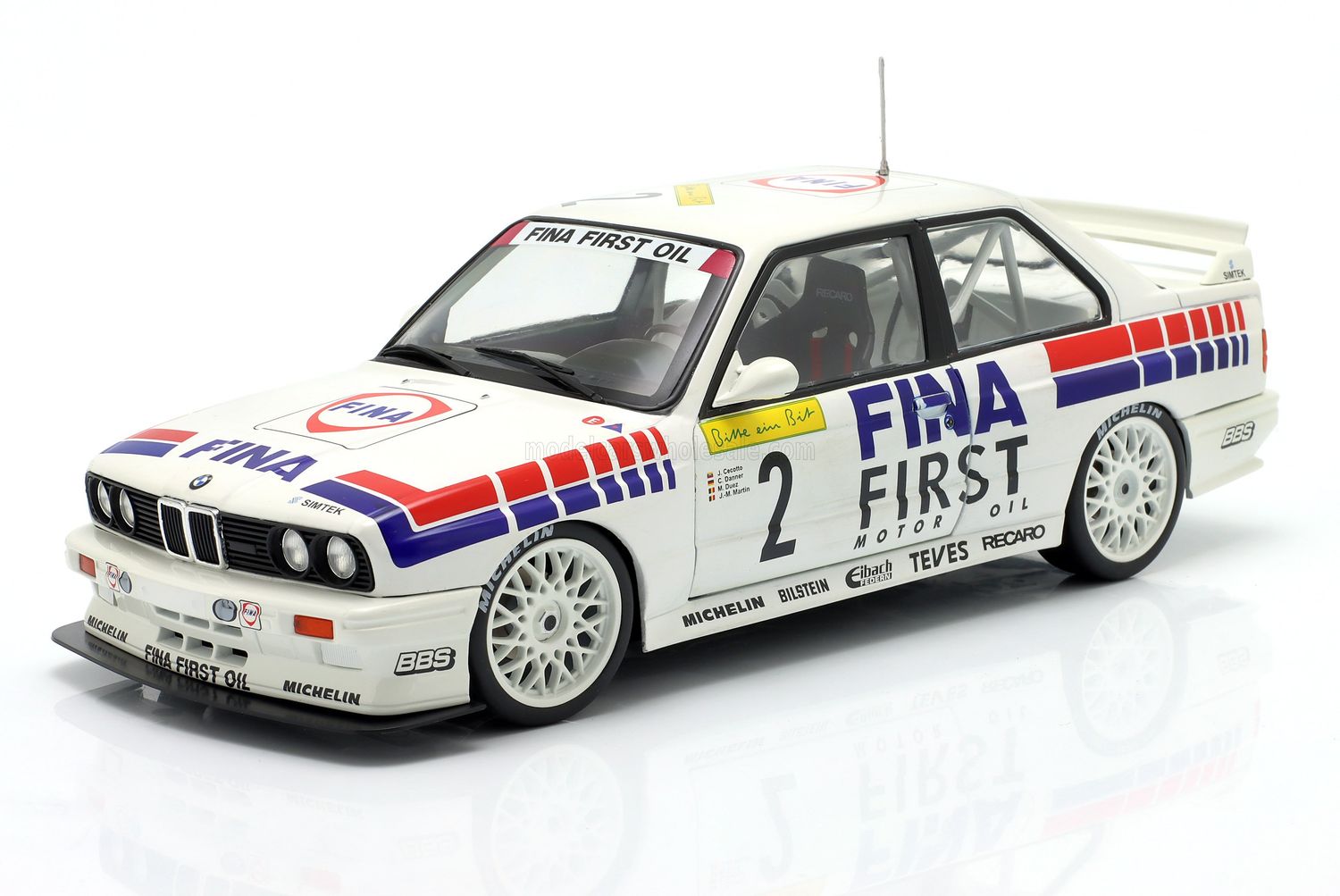 1:18 Werk83 - BMW E30 M3 Team Fina Motorsport #2 Winner 24h Nurburgring 1992 J. Cecotto