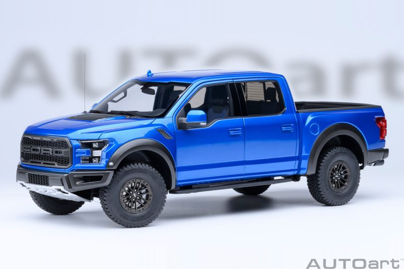 1:18 Autoart - Ford F-150 Raptor Supercrew 2019 (Velocity Blue)