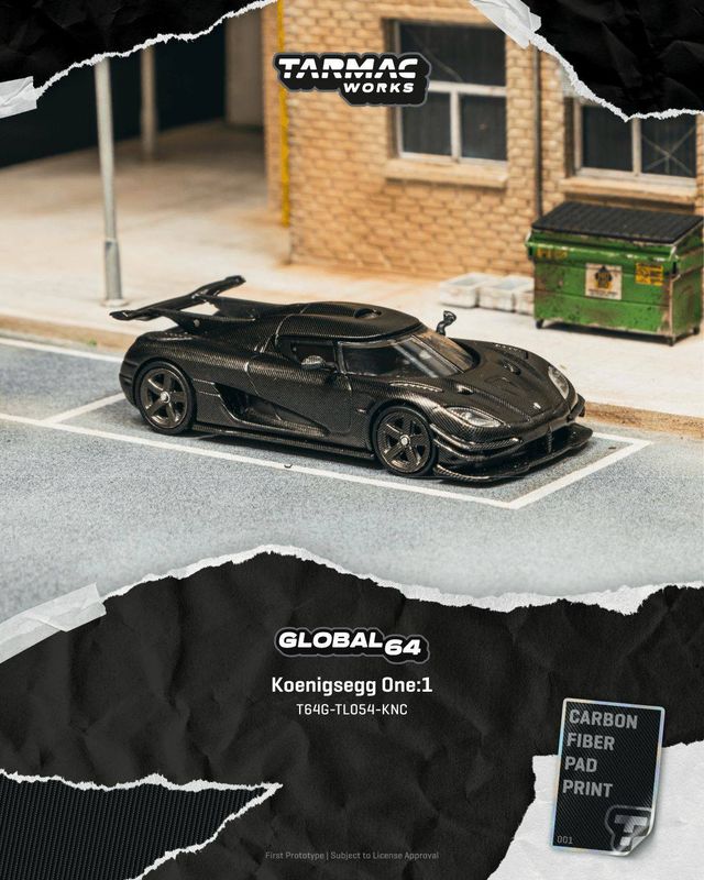 1:64 Tarmac - Koenigsegg One:1 KNC