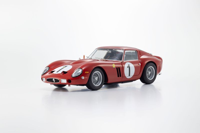 1:18 Kyosho - Ferrari 250 GTO 3.0L V12 #1 Winner 1000km Paris 1962 P. Rodriguez