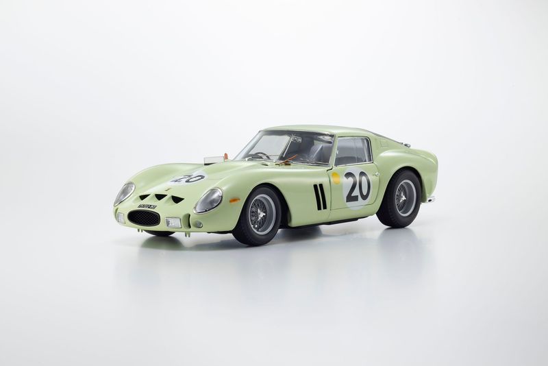 1:18 Kyosho - Ferrari 250 GTO 3.0L V12 Team U.D.T. Laystall Racing #20 24h Le Mans 1962 I. Ireland