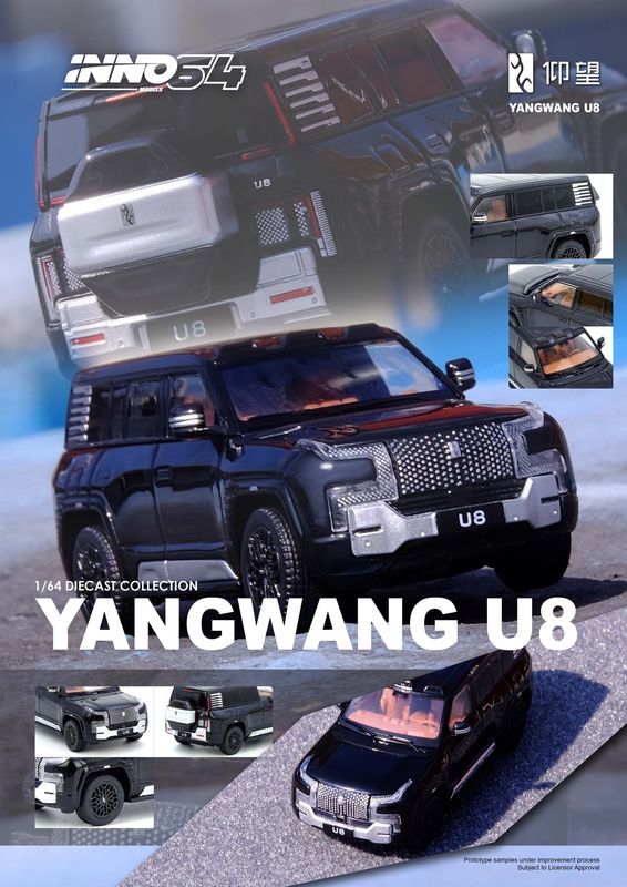 1:64 Inno64 - Yanwung U8 Black