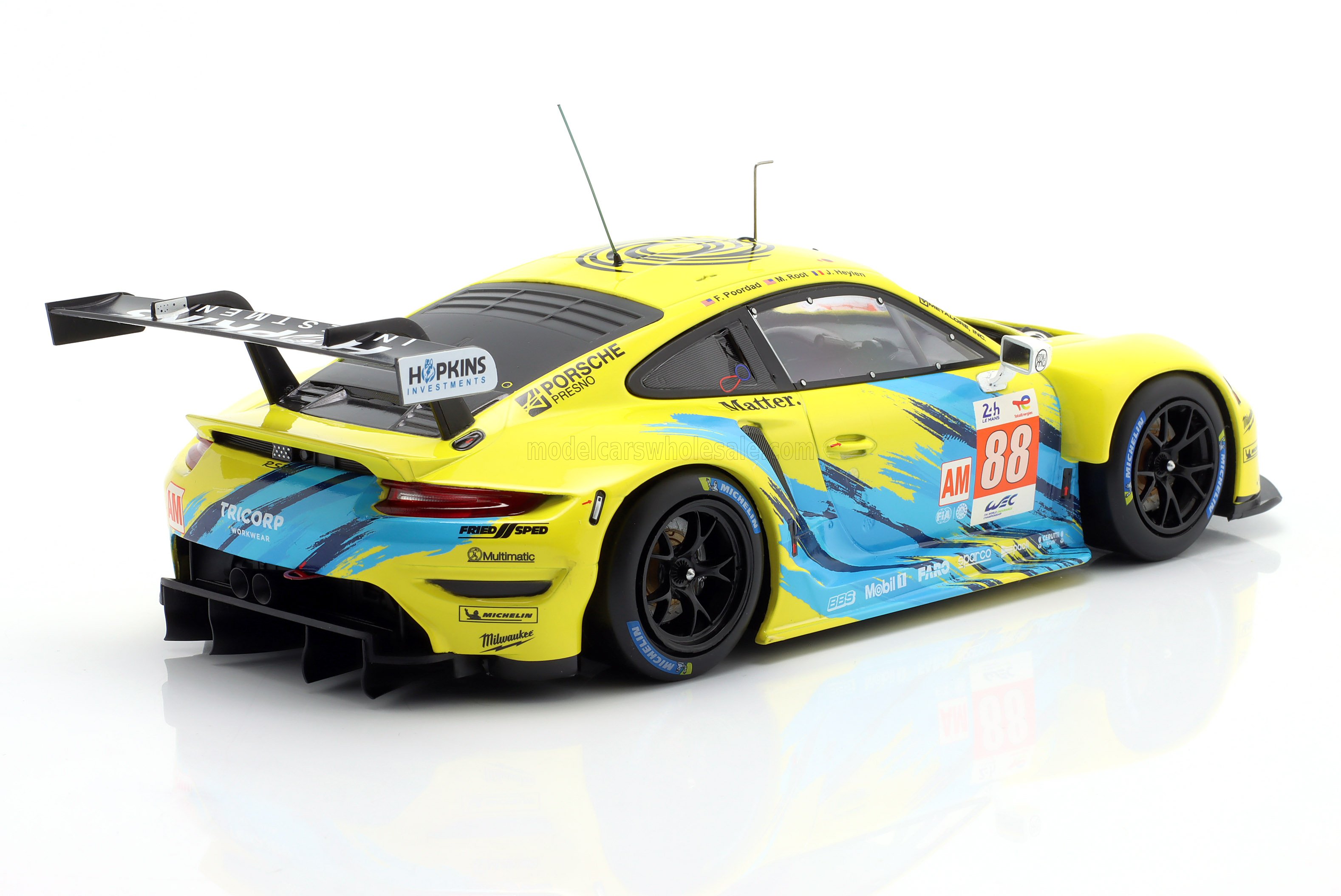 1:18 Ixo - Porsche 911 991 RSR-19 4.2L Team Dempsey Proton Racing #88 24 Le Mans 2022 F. Poordad