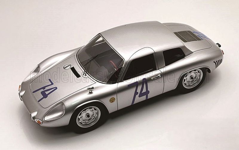 1:18 Tecnomodel - Porsche 356B Carrera 2000 GS/GT Team Porsche System Engineering #74 Targa Florio 1964 G. Klass