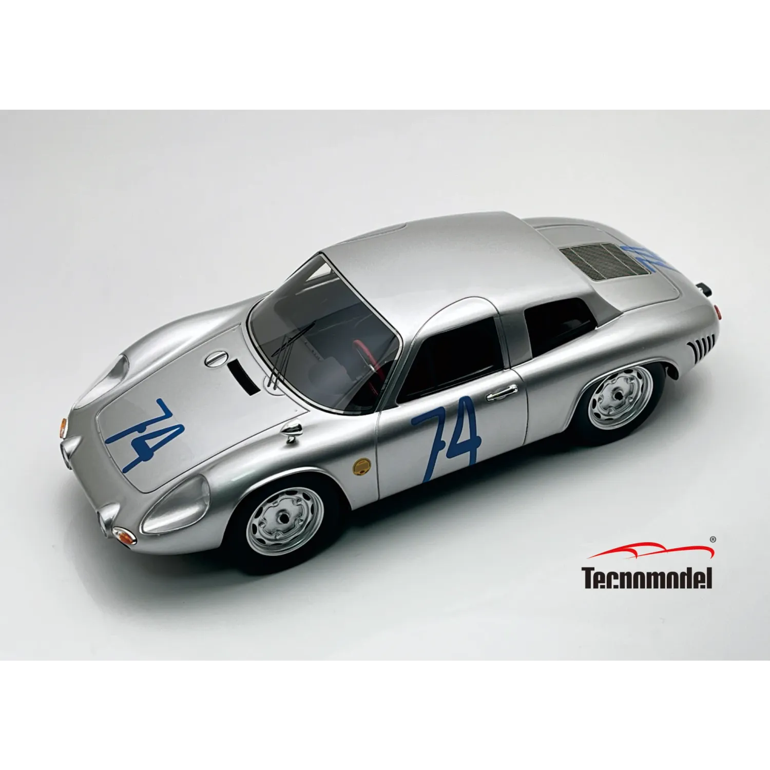 1:18 Tecnomodel - Porsche 356B Carrera 2000 GS/GT Team Porsche System Engineering #74 Targa Florio 1964 G. Klass