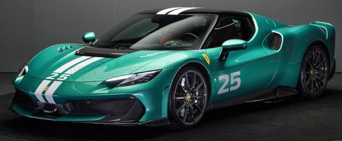 1:12 Looksmart - 2025 Ferrari 296 Speciale #25 Verde Nürburgring