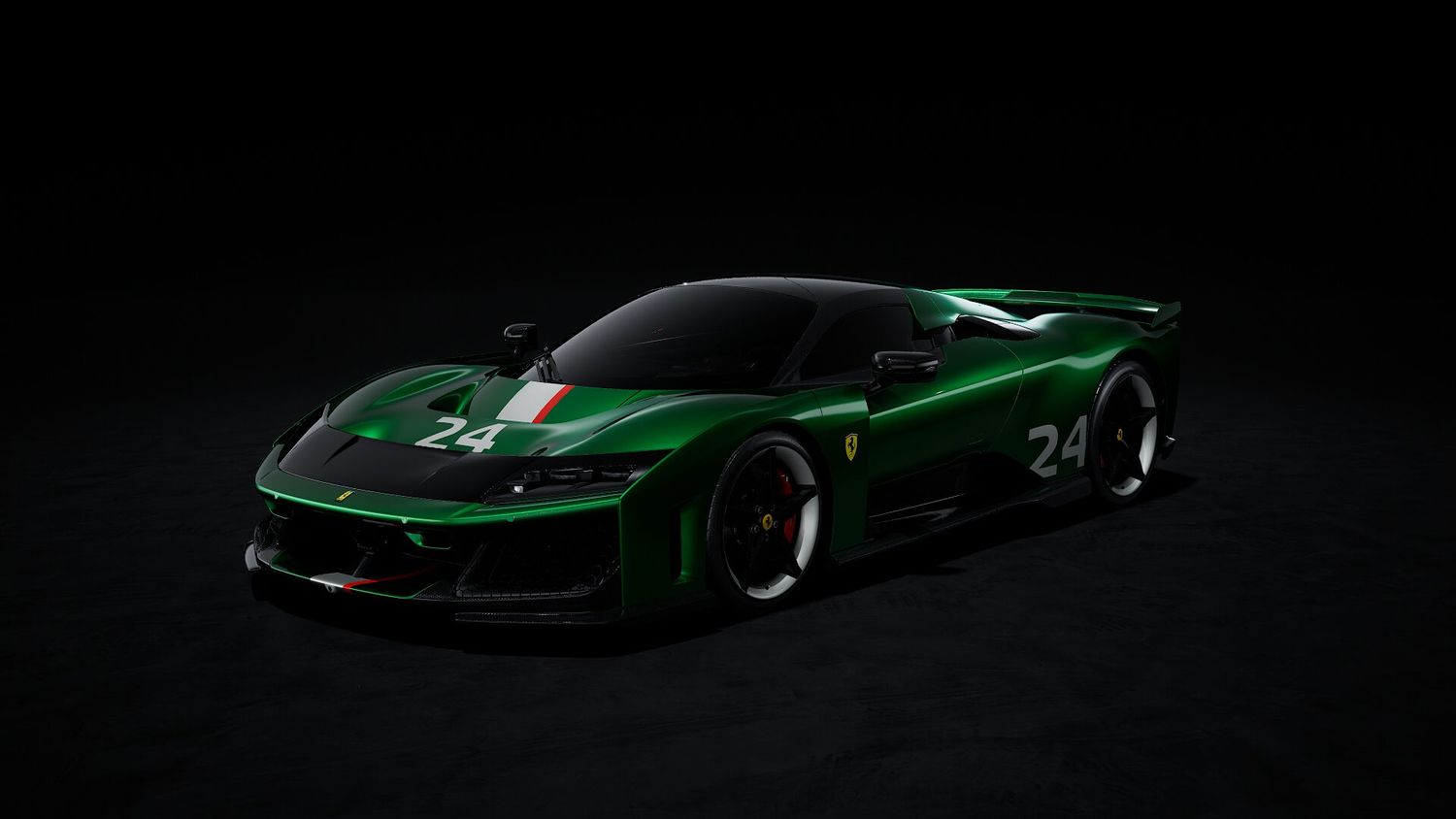 1:12 Looksmart - 2024 Ferrari F80 Green Jewel with Livery