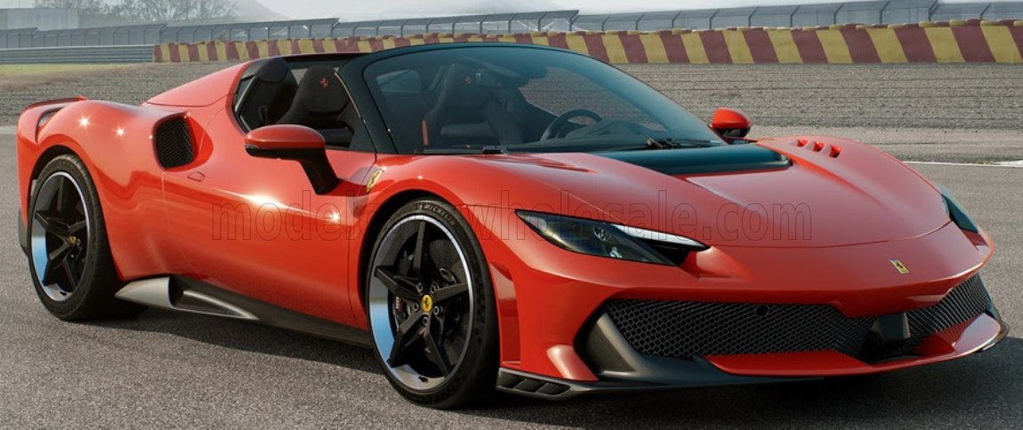 1:12 Looksmart - 2025 Ferrari 296 Speciale A Spider Rosso Dino