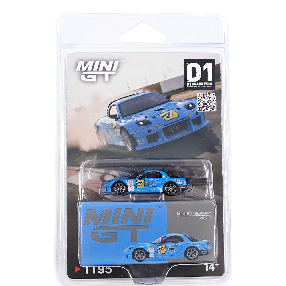 1:64 Mini GT - 2025 Mazda RX7 (FD3S) Re-Amemiya D1GP *Blister packaging* 1:64 Mini GT - 2025 Mazda RX7 (FD3S) Re-Amemiya D1GP *Blister packaging*