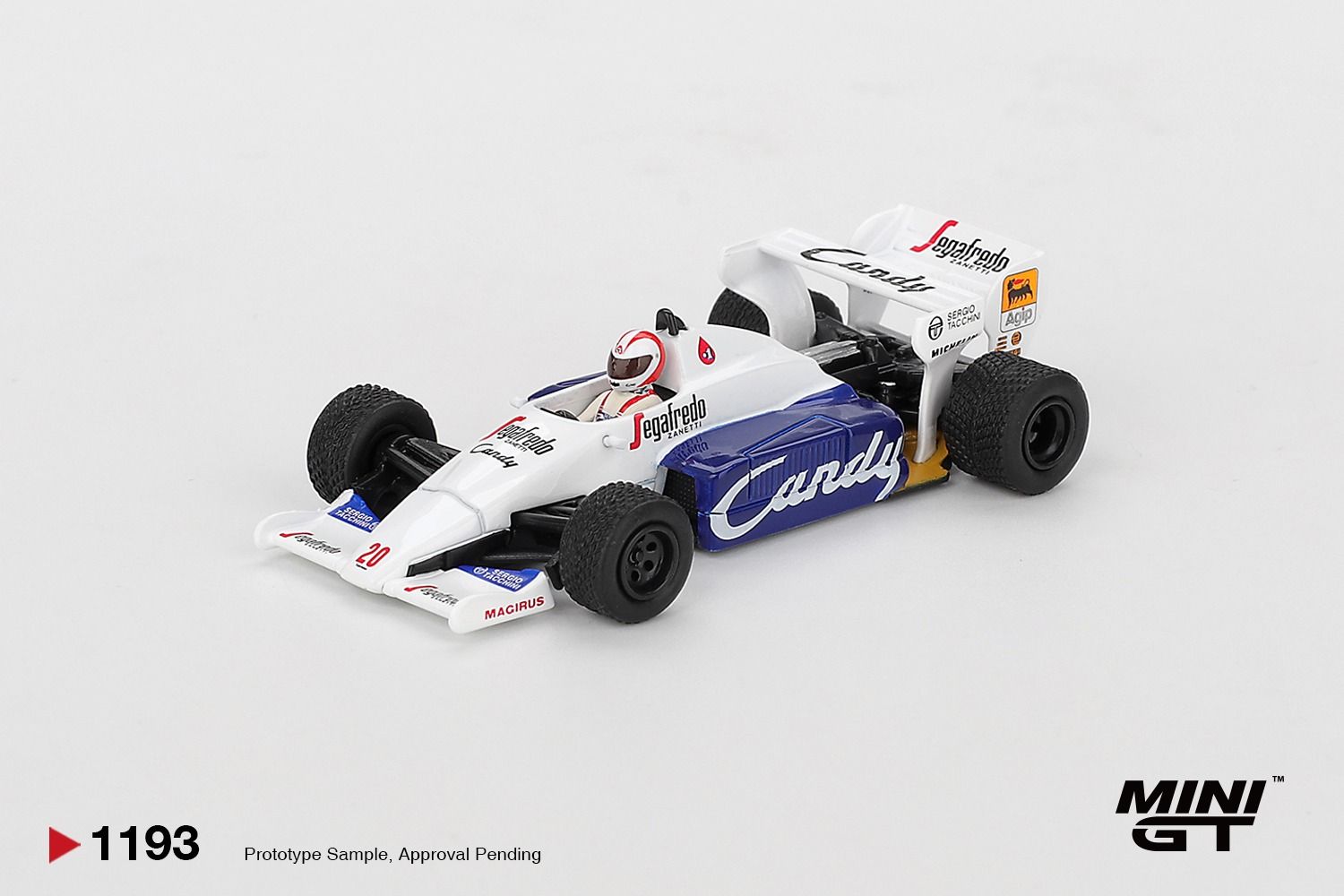 1:64 Mini GT - 1984 Toleman TG184 #20 Johnny Cecotto Monaco Grand Prix
