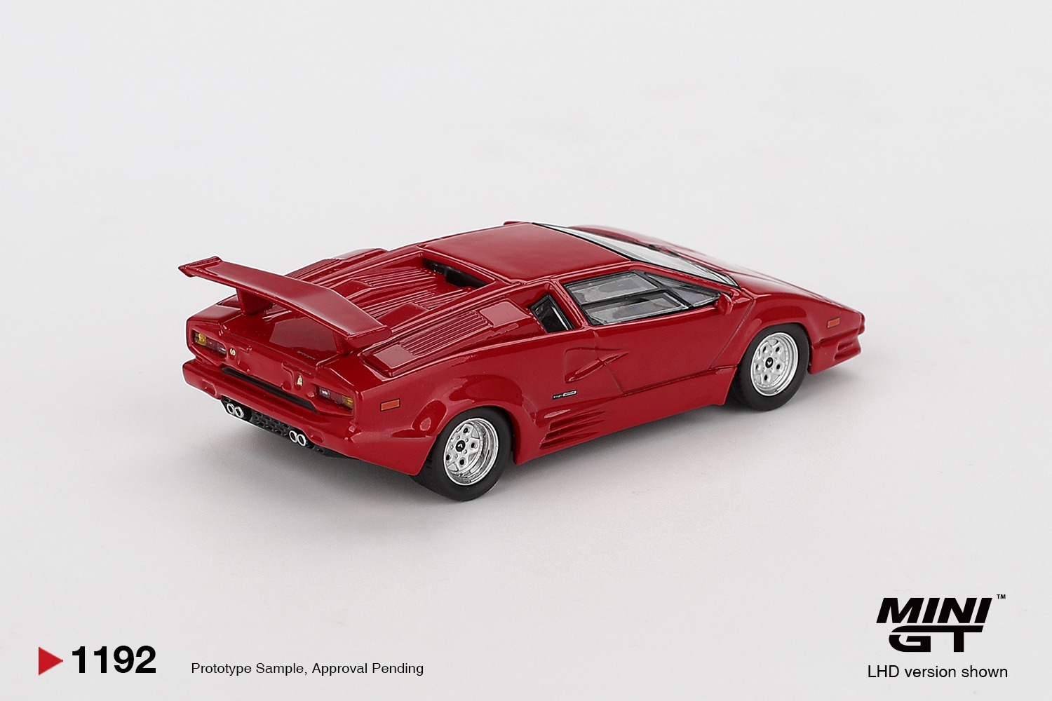 1:64 Mini GT - 1988 Lamborghini Countach 25th Anniversary, red *Blister packaging*