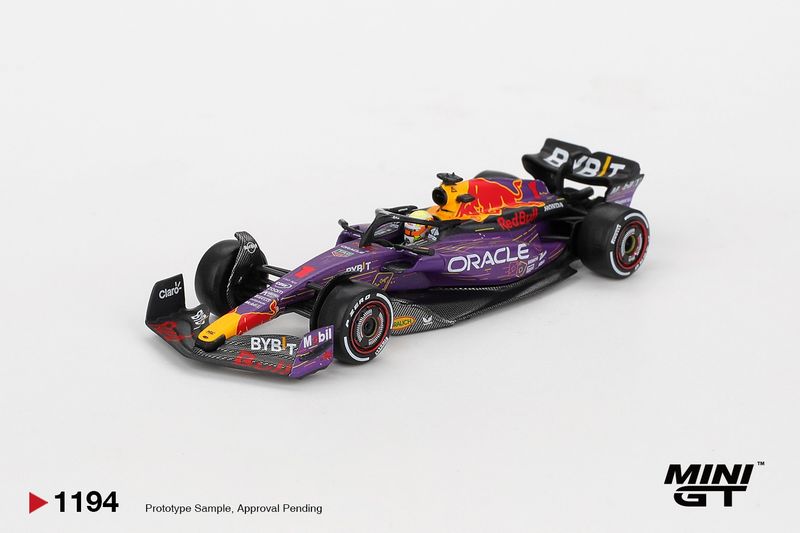 1:64 Mini GT - 2023 Red Bull Racing RB19 #1 Max Verstappen Las vegas GP Winner *Blister packaging* 1:64 Mini GT - 2023 Red Bull Racing RB19 #1 Max Verstappen Las vegas GP Winner *Blister packaging*