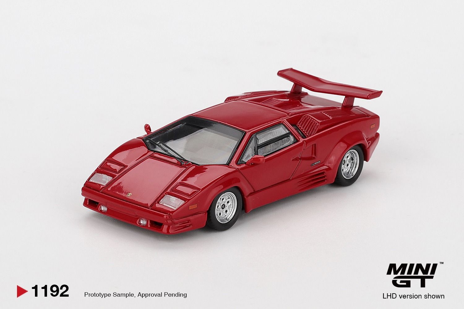 1:64 Mini GT - 1988 Lamborghini Countach 25th Anniversary, red