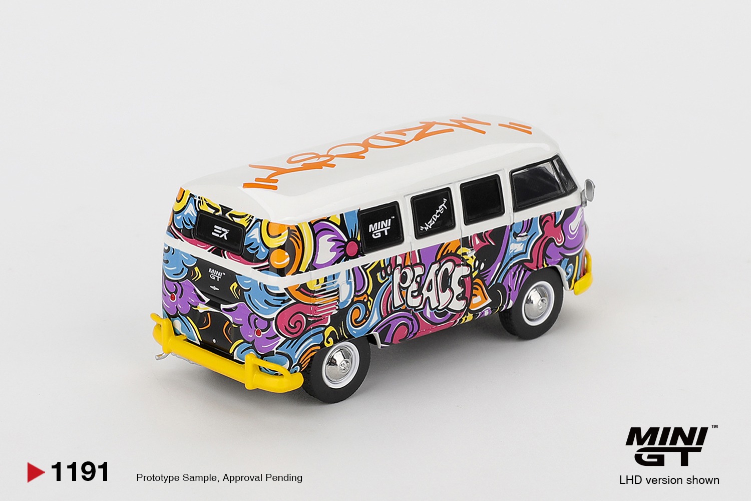 1:64 Mini GT - 1967 Volkswagen T1 Micro Bus, Mizu design