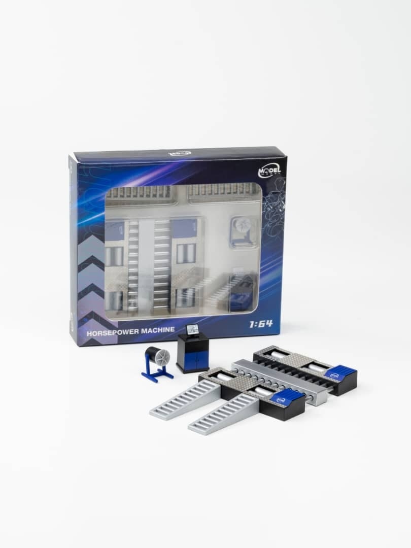 1:64 ModelModel - Horsepower machine, blue