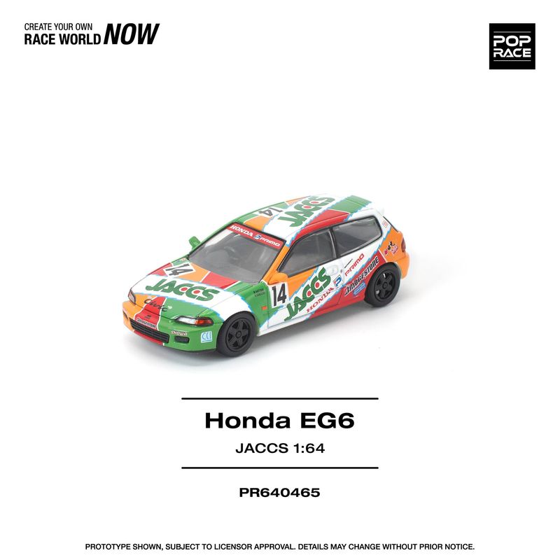 1:64 Pop Race Limited - Honda Civic (EG6) *JACCS* 1:64 Pop Race Limited - Honda Civic (EG6) *JACCS*